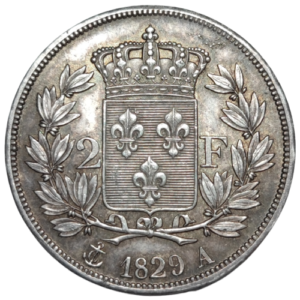 Charles X, 2 francs 1829 Paris