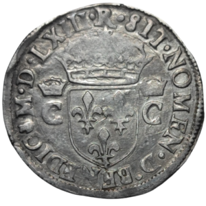 Charles IX, demi-teston, 2ème type 1563 Toulouse