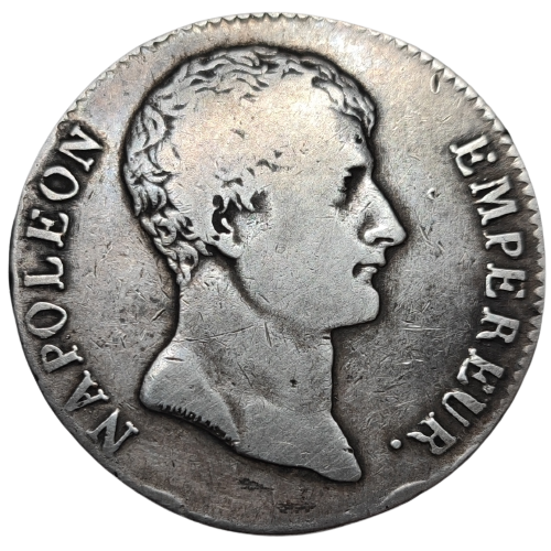 Napoléon 1er, 5 francs, type intermédiaire AN 12 Toulouse