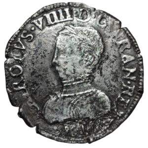 Charles IX, teston, 2ème type 1562 Bordeaux