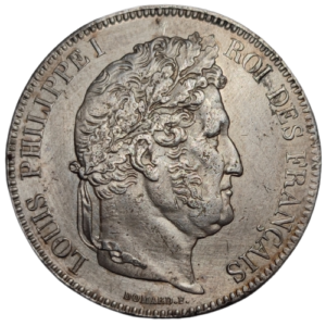 Louis-Philippe 1er, 5 francs, 2ème type Domard 1832 La Rochelle