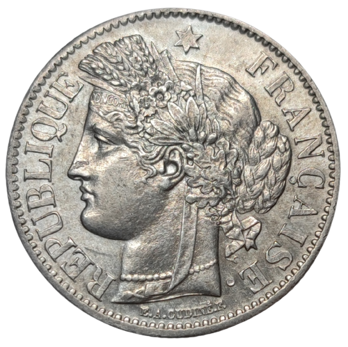 IIIème République, 2 francs Cérès avec légende 1887 Paris