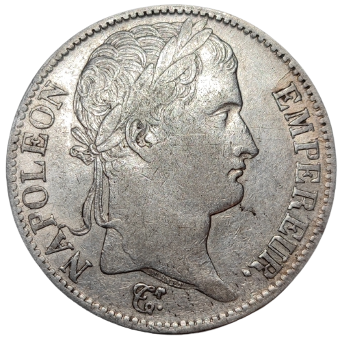 Napoléon 1er, 5 francs Napoléon empereur, empire français 1812 Lille