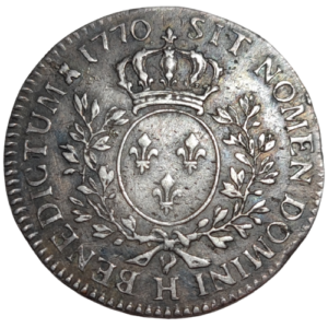 Louis XV, demi-écu au bandeau 1770 La Rochelle