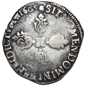 Henri IV, demi-franc, buste lauré à droite 1605 Toulouse
