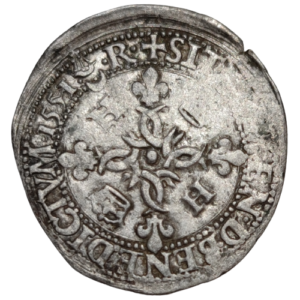 Henri II, douzain aux croissants 1551 Bordeaux