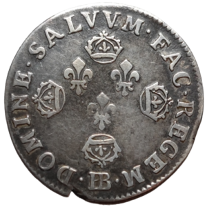 Louis XIV, 10 sols aux 4 couronnes 1702 Strasbourg