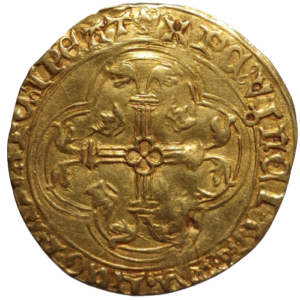 Charles VII, écu neuf, 6ème émission Toulouse