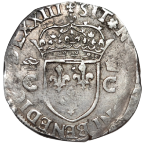 Charles IX, teston, 2ème type 1573 Nantes