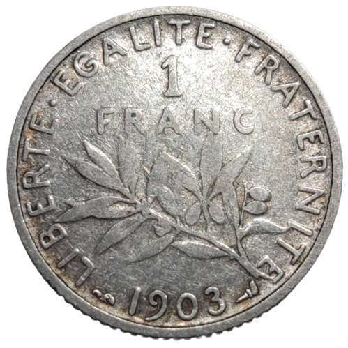 IIIème République, 1 franc semeuse 1903 Paris