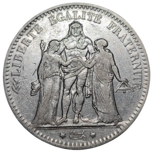 IIIème République, 5 francs Hercule 1878 Bordeaux