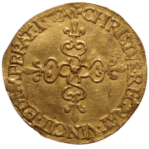 Henri III, écu d'or au soleil 1578 La Rochelle