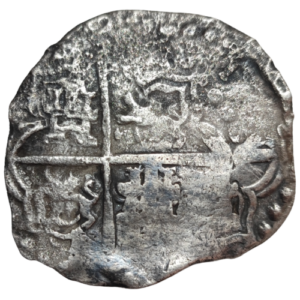 Philippe IV, 8 réales, fautée avec dénomination IIII, Potosi