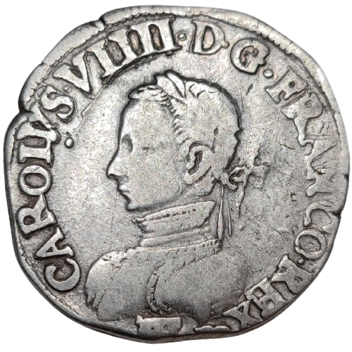 Charles IX, teston, 2ème type 1564 Tours