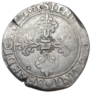 Henri III, franc au col plat 1578 Nantes