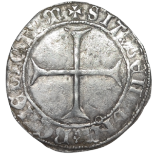 Charles VII, blanc au K dit des gens d&rsquo;armes La Rochelle