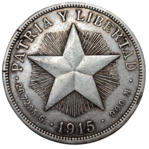 République de Cuba, 1 peso 1915