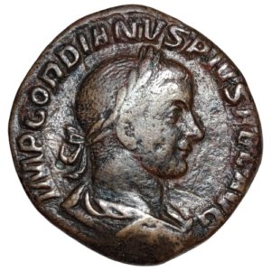 Empire romain, Gordien III, sesterce