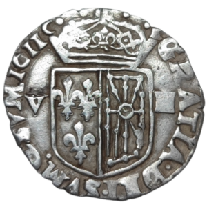 Louis XIII, huitième d&rsquo;écu de Navarre 1611 Saint-Palais