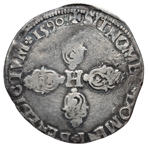 Henri IV, demi-franc 1590 Bordeaux