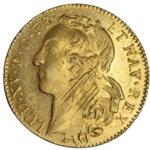 Louis XV, double Louis d’or au bandeau 1754 Bayonne
