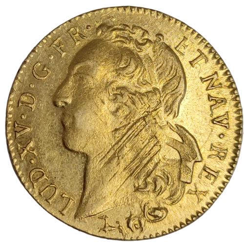 Louis XV, double Louis d'or au bandeau 1754 Bayonne