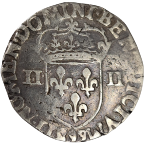 Charles X (la ligue), quart d’écu 1596 Dinan