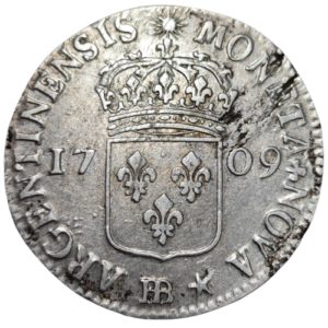 Louis XIV, 44 sols de Strasbourg 1709 Strasbourg