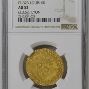 Louis XII, écu d’or au soleil Lyon