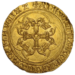 Charles VII, écu d&rsquo;or à la couronne 3ème type ou écu neuf Paris