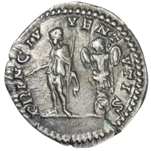 Empire romain, Geta, denier