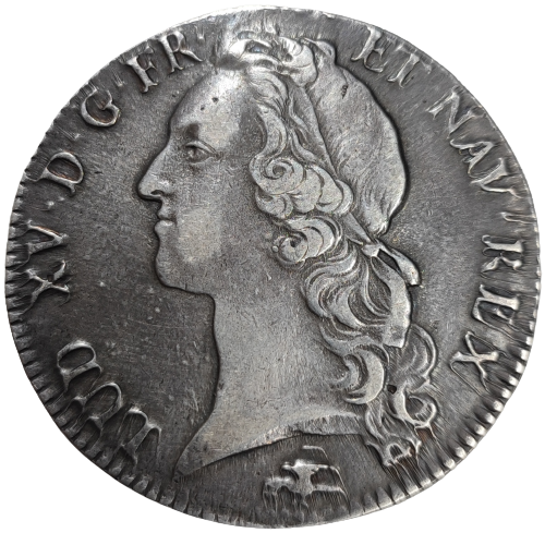 Louis XV, écu au bandeau 1763 Lyon