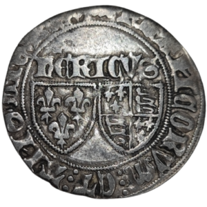 Henry VI de Lancastre, blanc aux écus Rouen