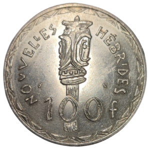 Nouvelles Hébrides (Vanuatu), 100 francs 1966