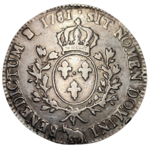 Louis XVI, écu du Béarn 1781 Pau