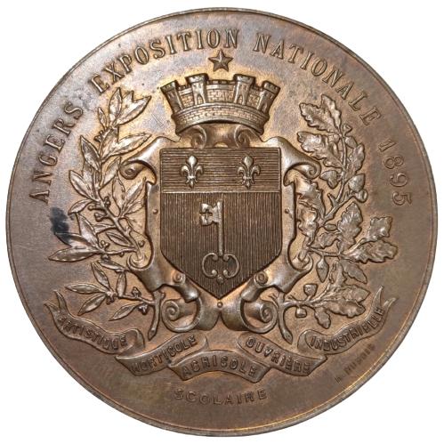 Médaille, exposition nationale d'Angers 1895