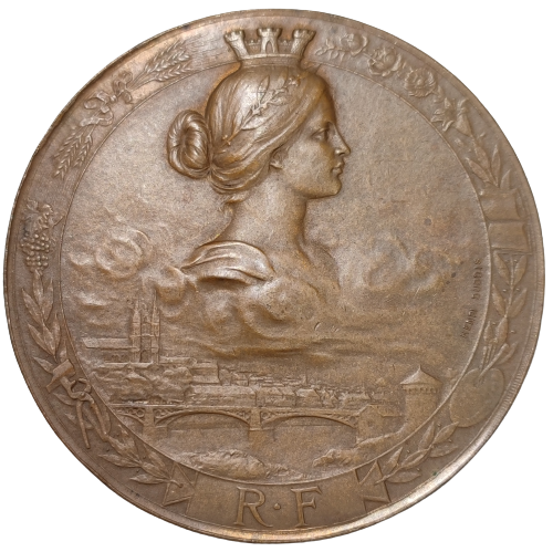 Médaille, exposition nationale d'Angers 1895