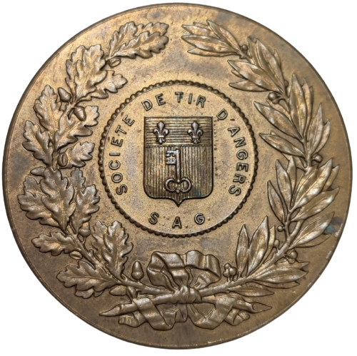 Médaille, société de tir d'Angers, Gallia