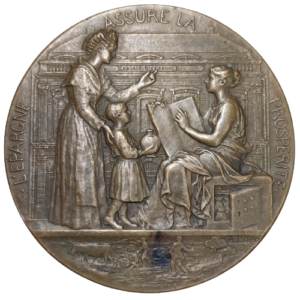 Médaille, caisse d&rsquo;épargne d&rsquo;Angers