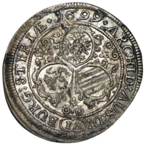 Léopold 1er, 3 kreuzer 1699 Graz