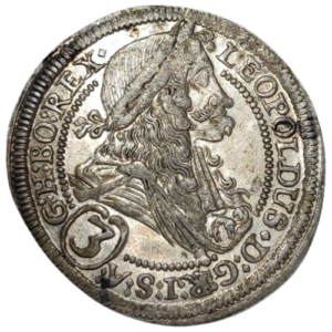 Léopold 1er, 3 kreuzer 1699 Graz