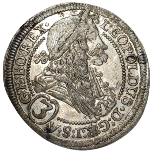 Léopold 1er, 3 kreuzer 1699 Graz
