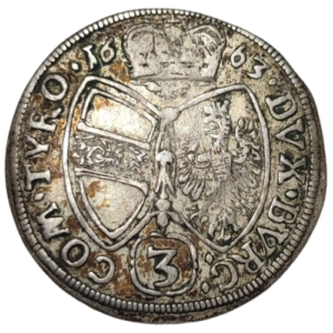 Sigismond-François, 3 kreuzer 1663