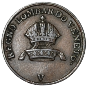 Royaume de Lombardie-Vénétie, François 1er, 1 centesimo 1834 Venise