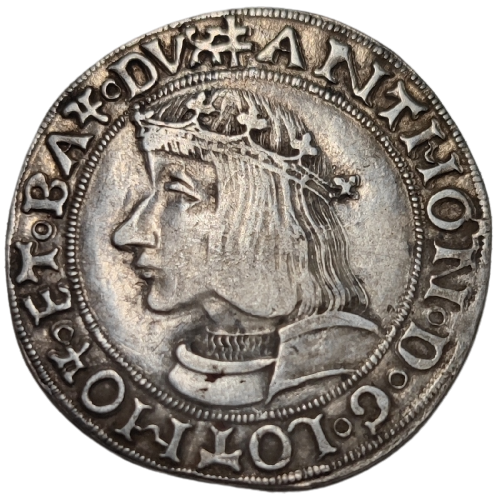 Duché de Lorraine, Antoine, teston 1522 Nancy