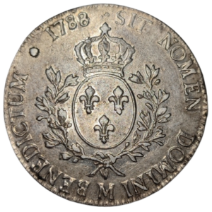 Louis XVI, écu aux branches d&rsquo;olivier 1788 Toulouse
