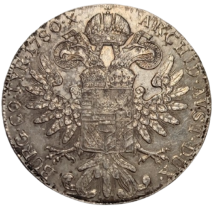 Marie-Thérèse	thaler, refrappe 1780 Vienne