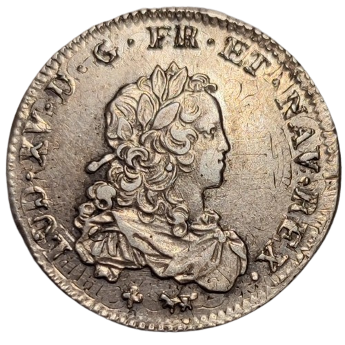 Louis XV, tiers d'écu de France 1720 Paris