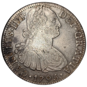Charles IV, 8 réales 1795 Mexico