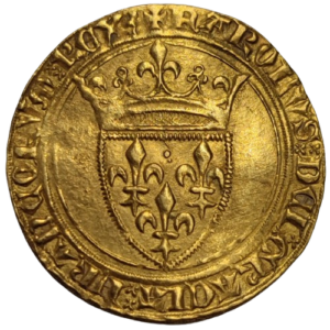 Charles VI, écu d’or à la couronne Lyon